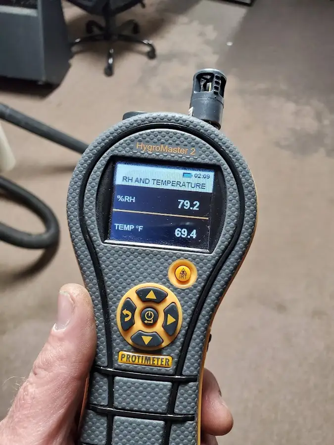 Moisture meter humidity assessment for Fire & Smoke Damage Restoration in Jericho